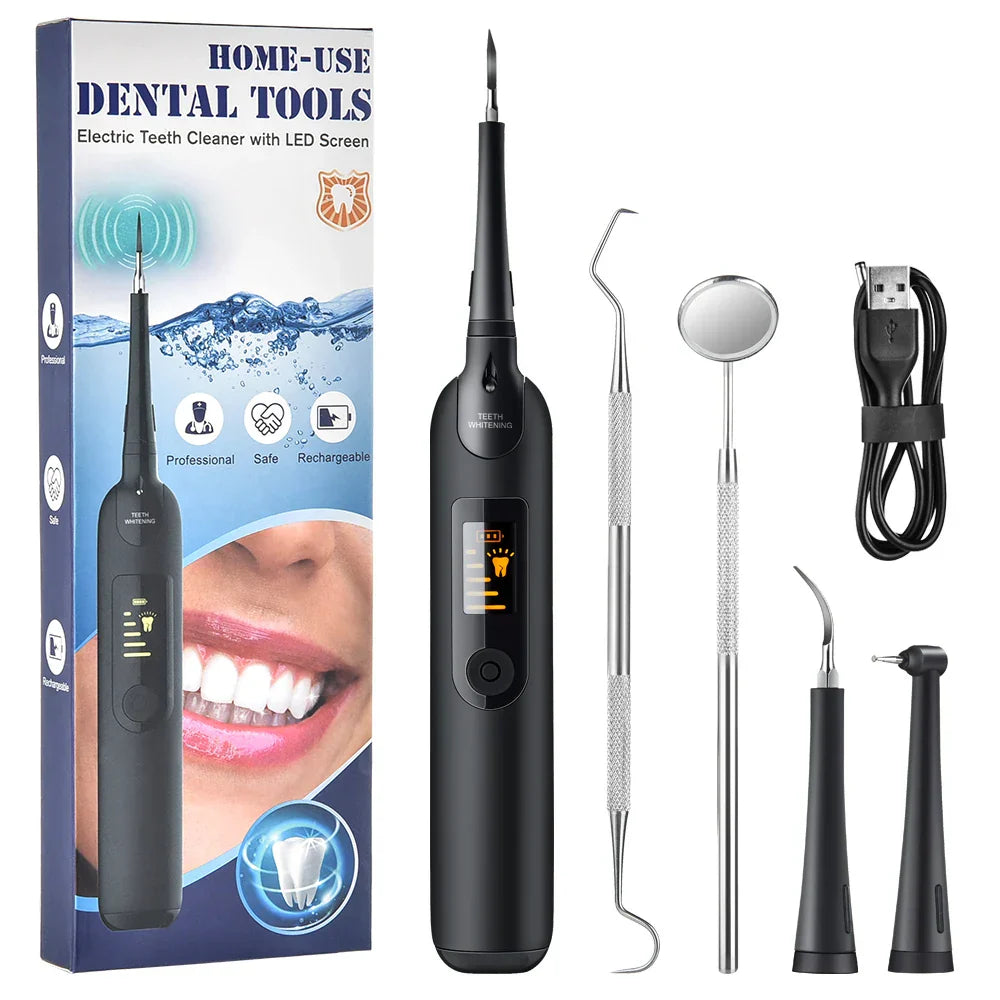 Electric Teeth Cleaner with Whitening Function and 6 Speed Settings