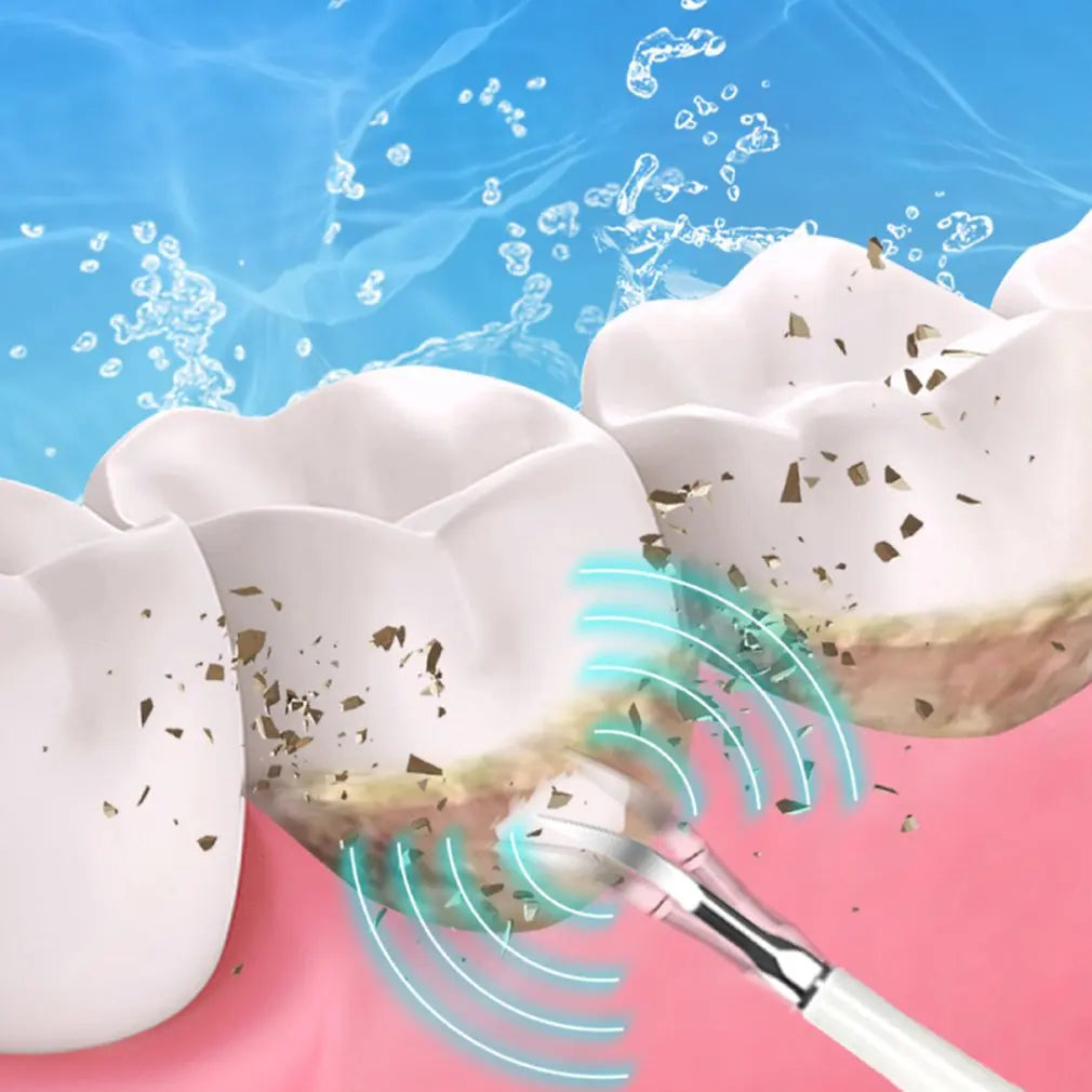 Portable Sonic Tooth Cleaner and Whitening Irrigator for Healthy Gums