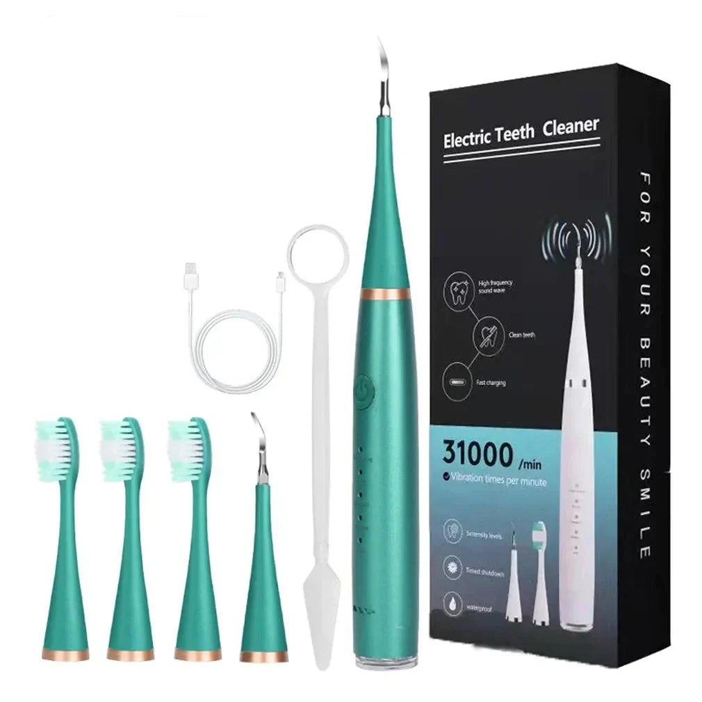 Portable Sonic Tooth Cleaner and Whitening Irrigator for Healthy Gums