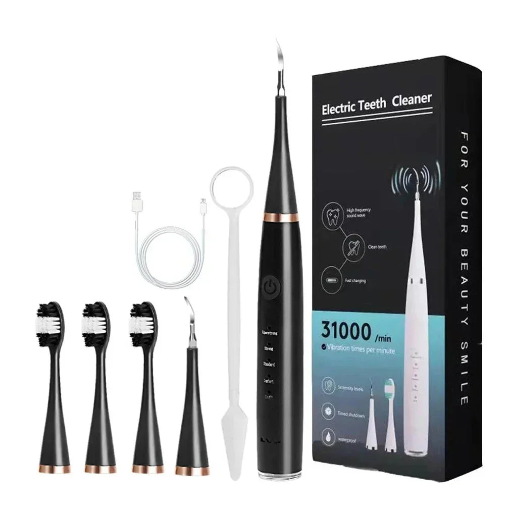 Portable Sonic Tooth Cleaner and Whitening Irrigator for Healthy Gums