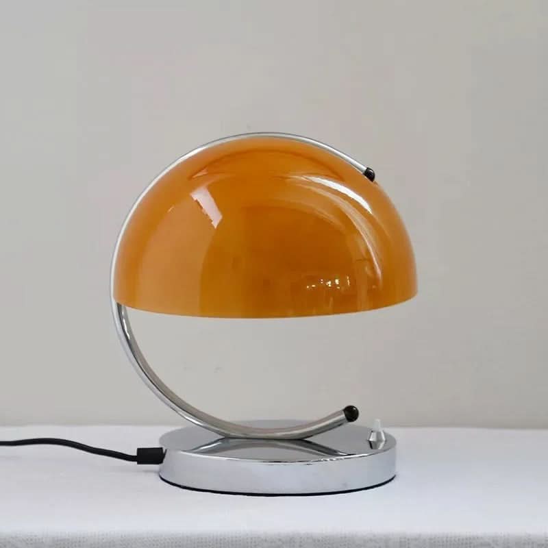 Mushroom Glass Table Lamp in Scandinavian Style