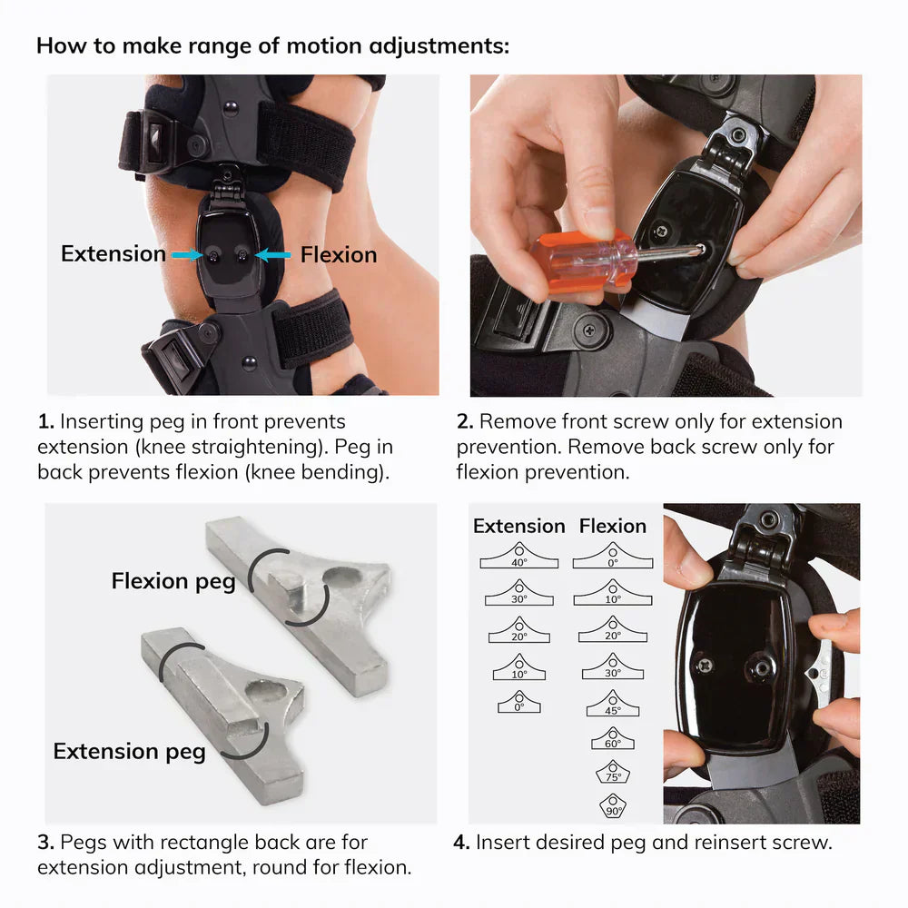 Adjustable Knee Support Brace for Pain Relief and Rehabilitation