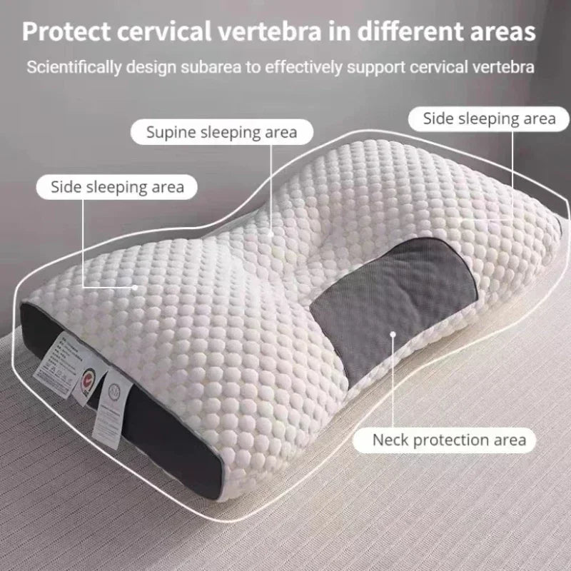Orthopaedic Massage Pillow with Breathable Soy Fibre