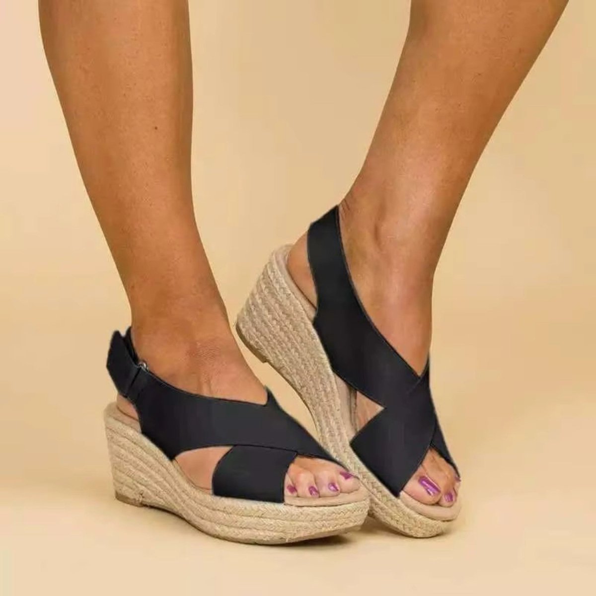 Orthopedic Wedge Sandals for All-Day Comfort and Support