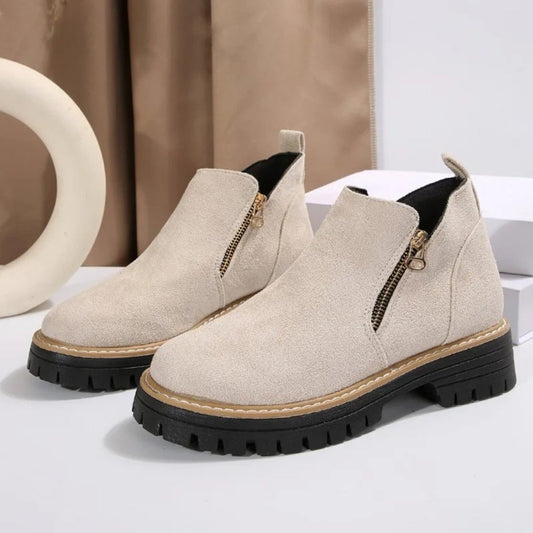 Orthopedic Ankle Boots with Arch Support and Cushioned Insoles