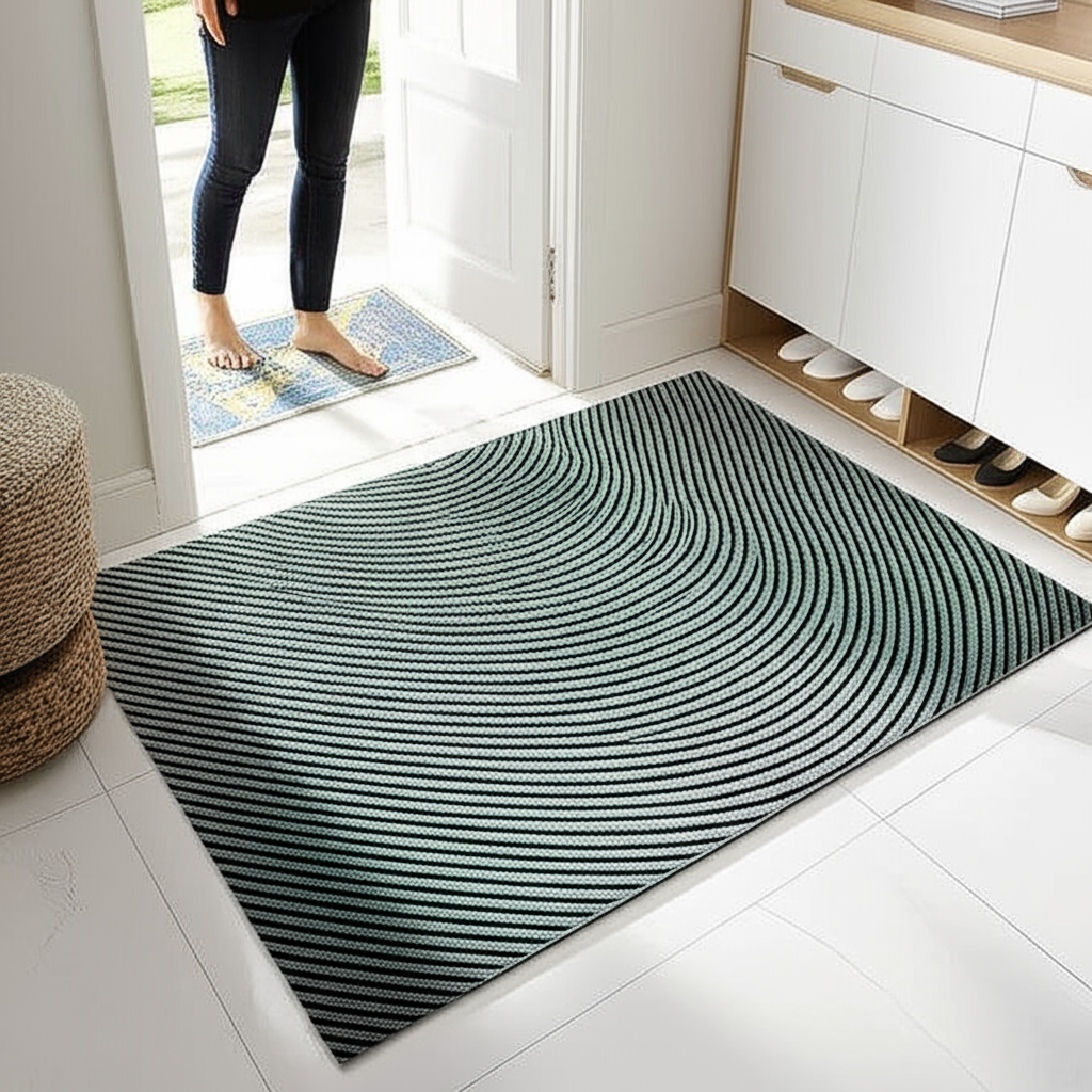 Modern Geometric Anti-Slip Indoor Door Mat