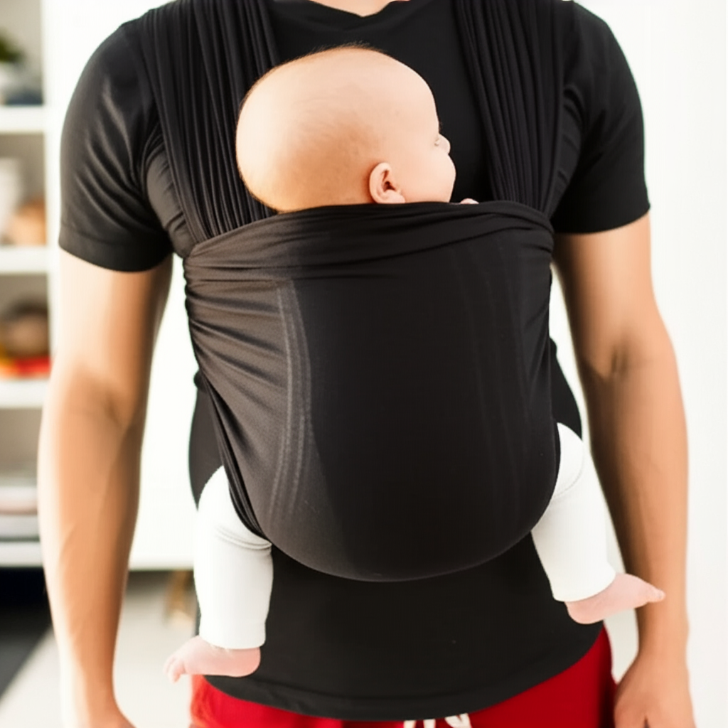 Cotton Babywearing T-Shirt with Nursing Pouch