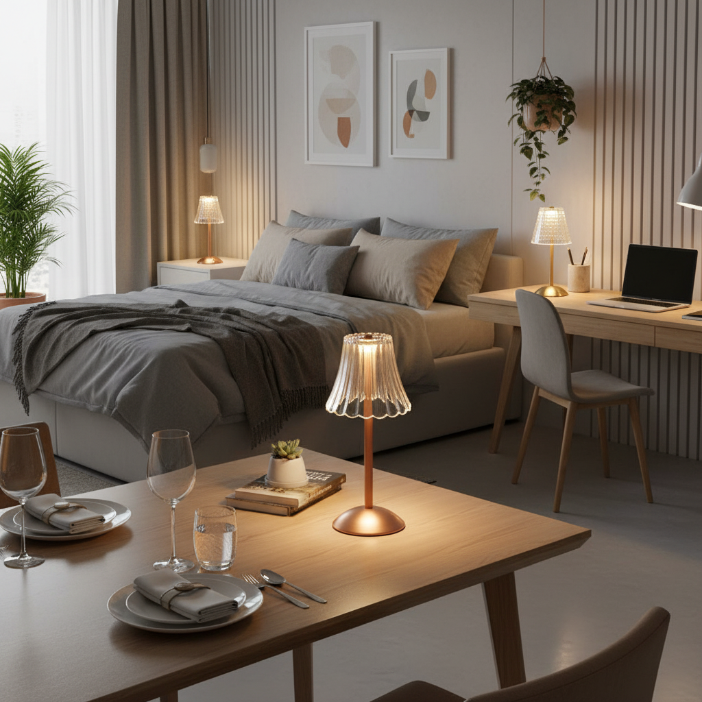 Rechargeable Wireless Touch Control Table Lamp