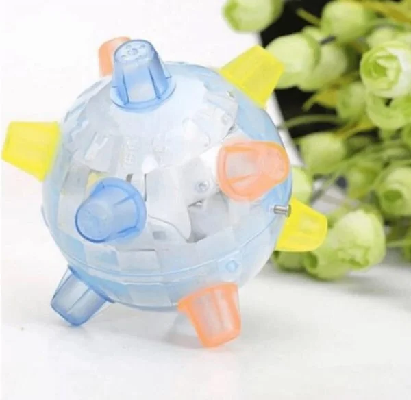 LED Jumping Activation Ball Dog Toy