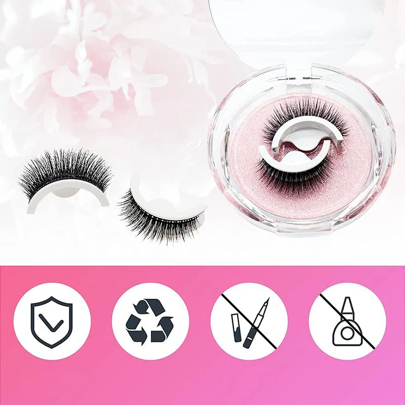 Self-Adhesive Reusable Natural Look Eyelashes