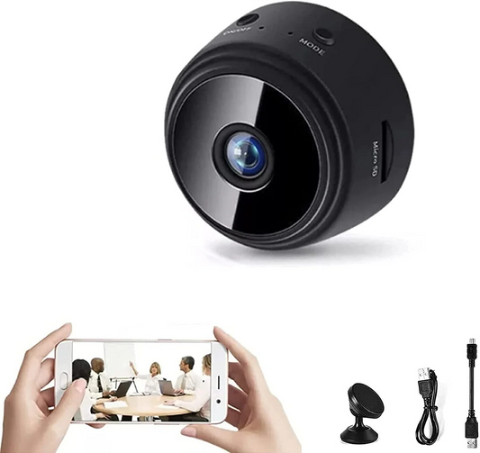 1080p Magnetic WiFi Mini Security Camera with Night Vision
