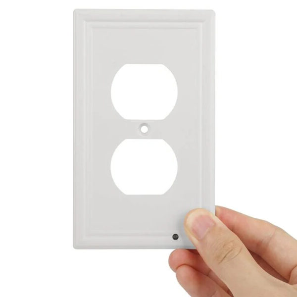 LED Night Light Outlet Covers with Automatic Sensor - Energy Efficient and Safe for Kids