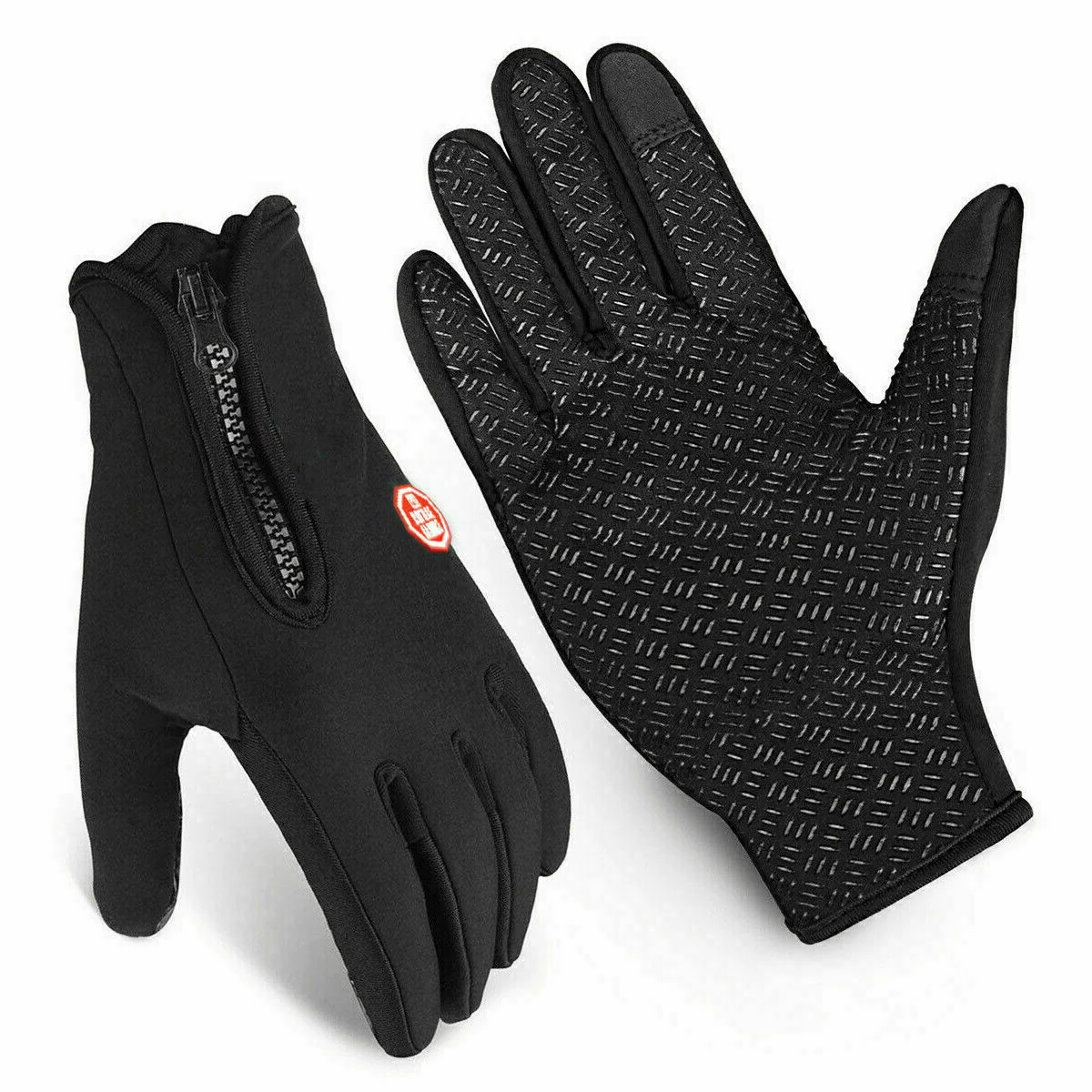 USB Heated Touchscreen Winter Gloves with Fleece Lining