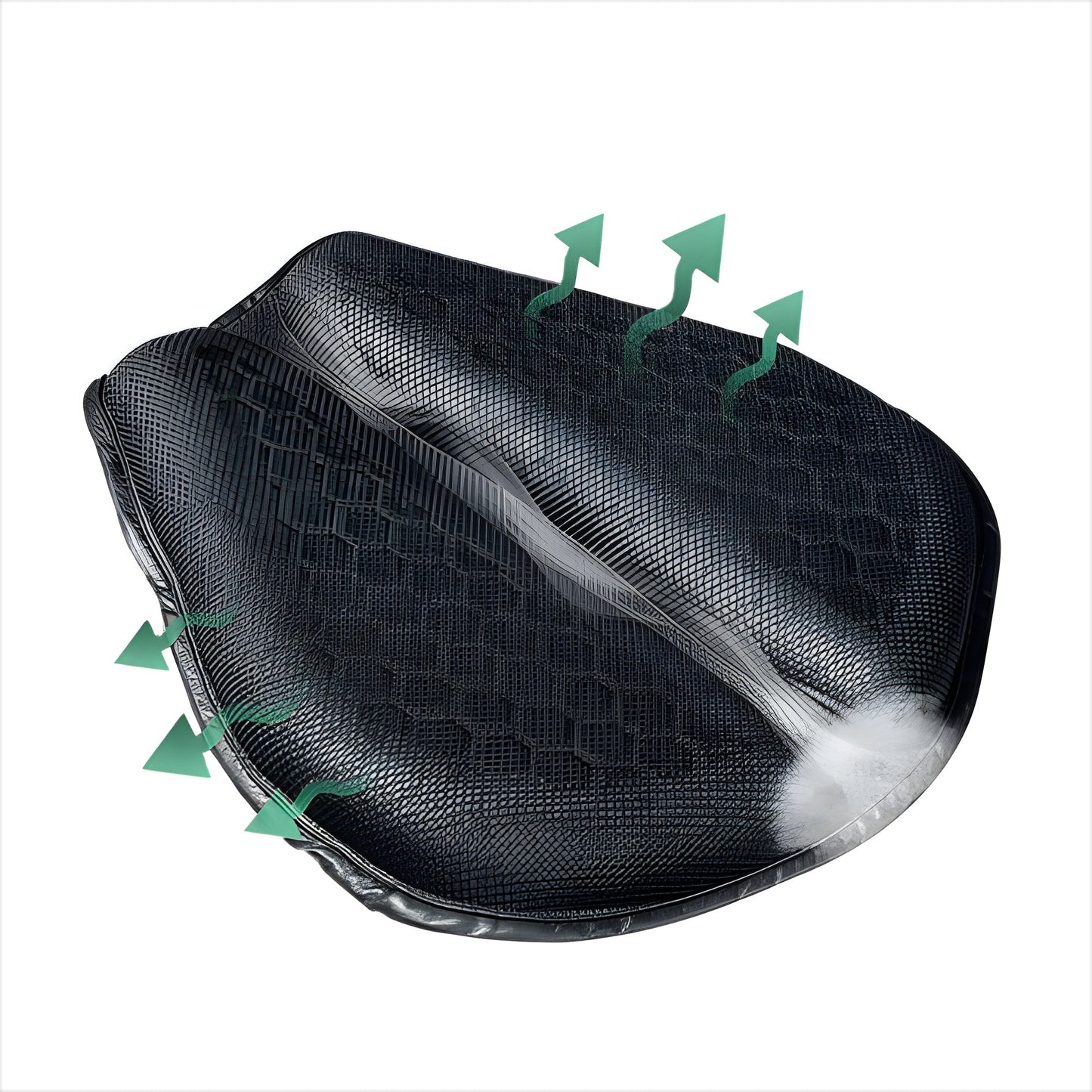 Gel Motorcycle Seat Cushion with Anti-Slip Design for Long Rides