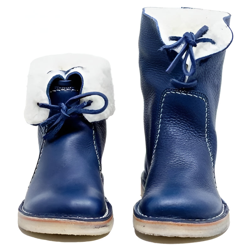 Waterproof Wool Lined Leather Boots