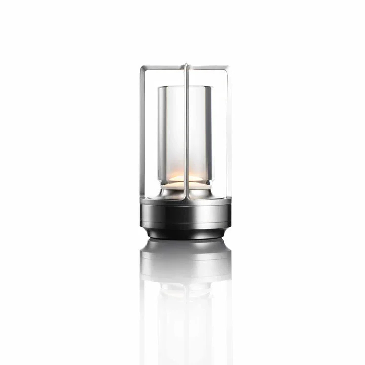 Cordless Rechargeable Gold Ambient Lantern Table Lamp