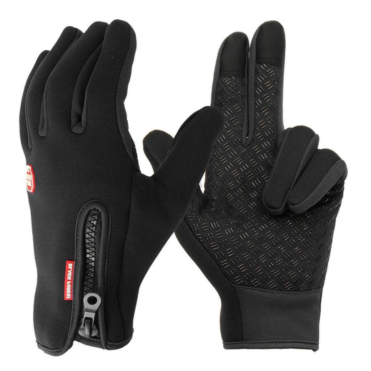 USB Heated Touchscreen Winter Gloves with Fleece Lining