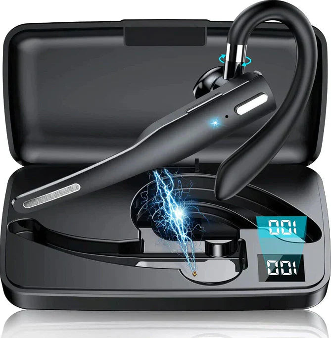 Wireless Bluetooth 5.1 Noise Cancelling Headset with Dual Microphones