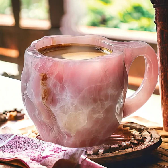 Mineral Crystal Coffee Mug with Unique Design
