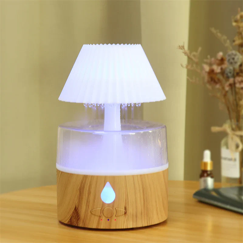 Rain Cloud Humidifier and Aromatherapy Diffuser with Night Light