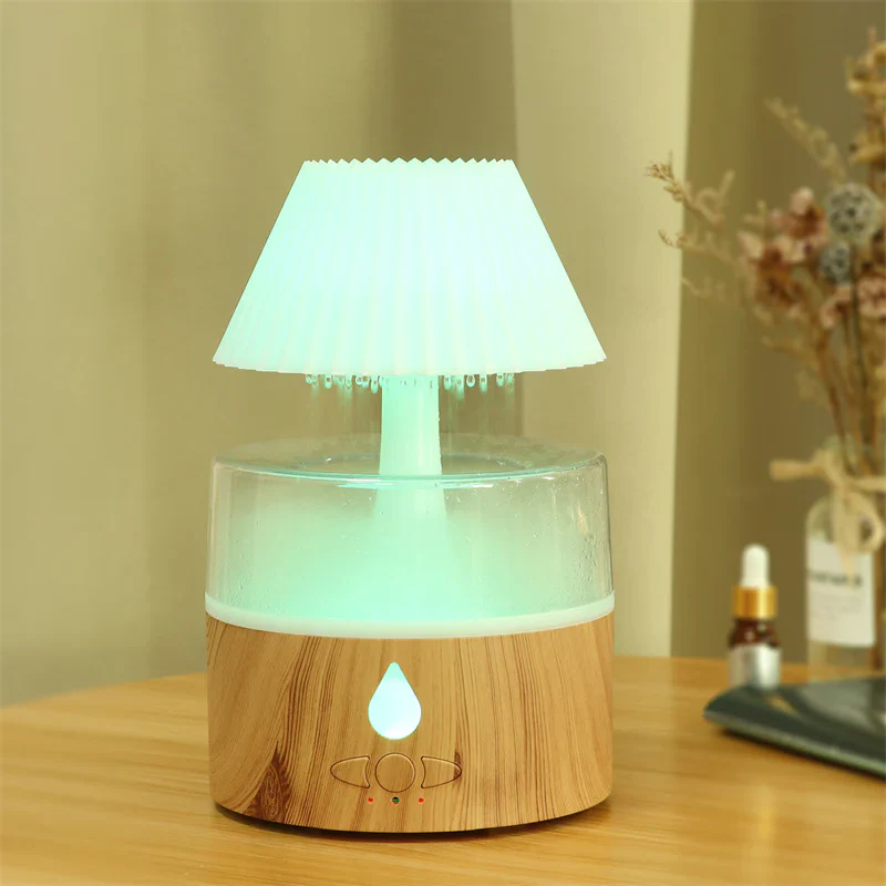 Rain Cloud Humidifier and Aromatherapy Diffuser with Night Light