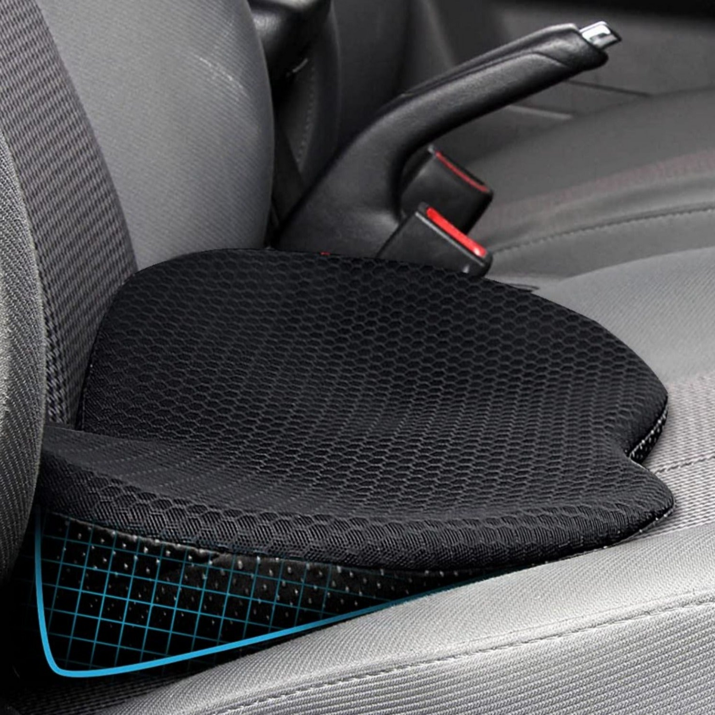 Memory Foam Car Booster Seat Cushion for Height and Comfort