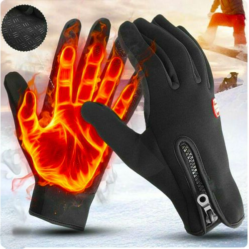 USB Heated Touchscreen Winter Gloves with Fleece Lining