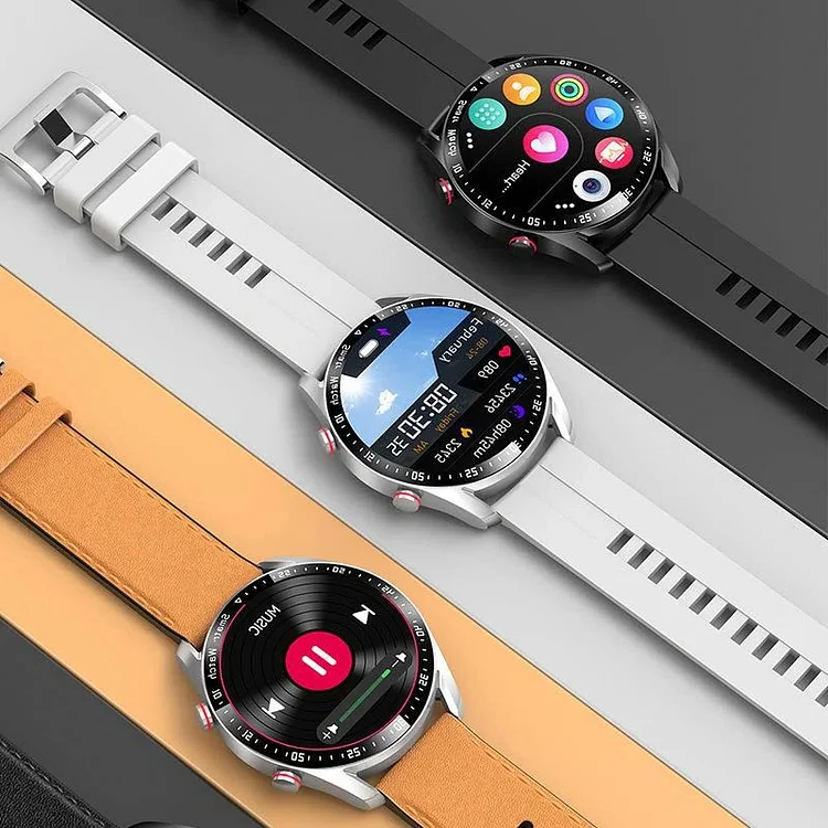Smart Watch with Blood Glucose Monitoring and Heart Rate Tracking