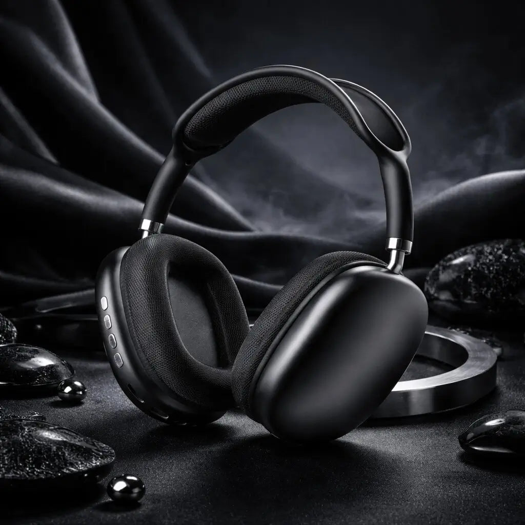 Over-Ear Bluetooth Noise Cancelling Headphones with Soft Memory Foam Cushions