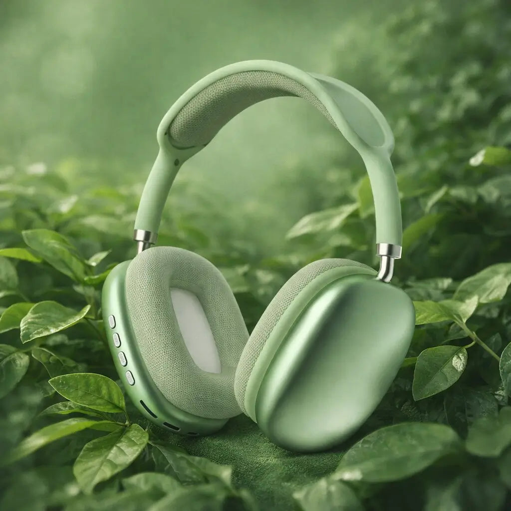 Over-Ear Bluetooth Noise Cancelling Headphones with Soft Memory Foam Cushions