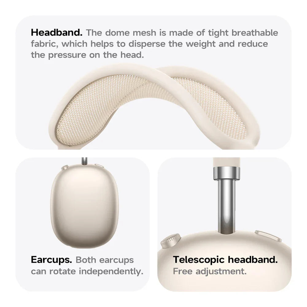 Wireless Active Noise-Cancelling Over-Ear Headphones