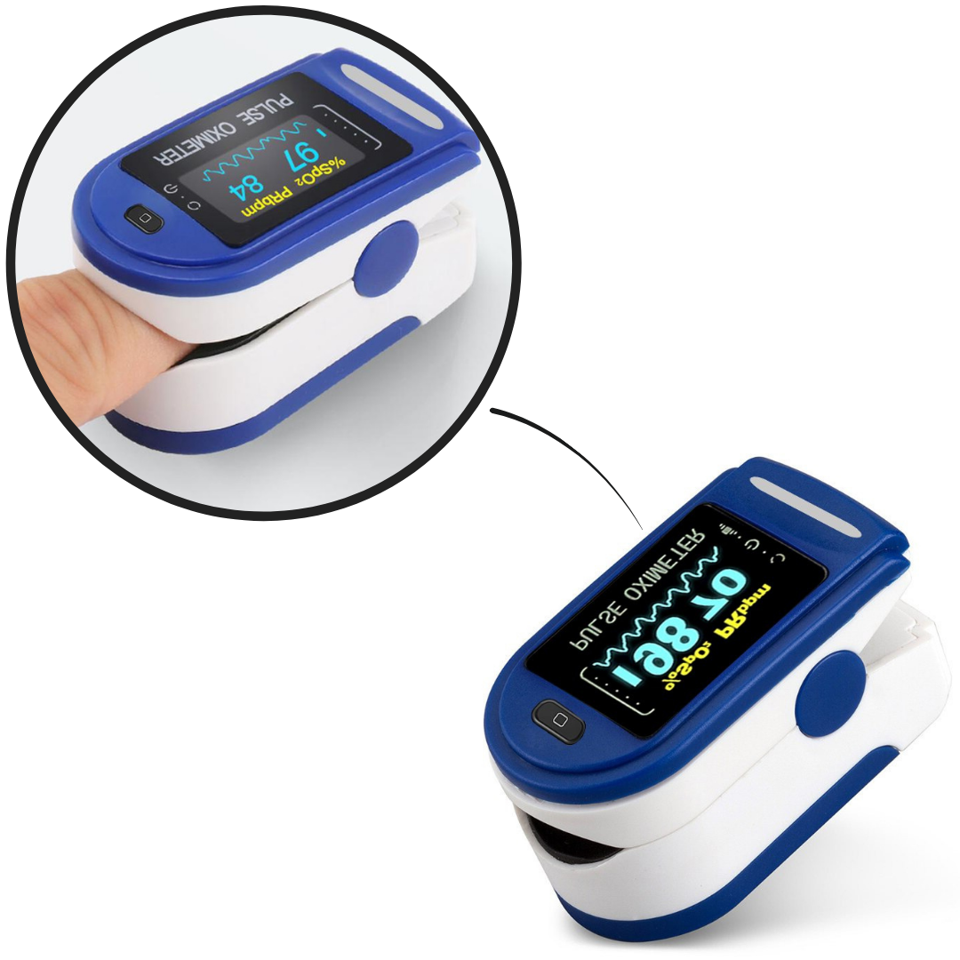Finger Oximeter for Fast and Accurate Pulse and Oxygen Monitoring