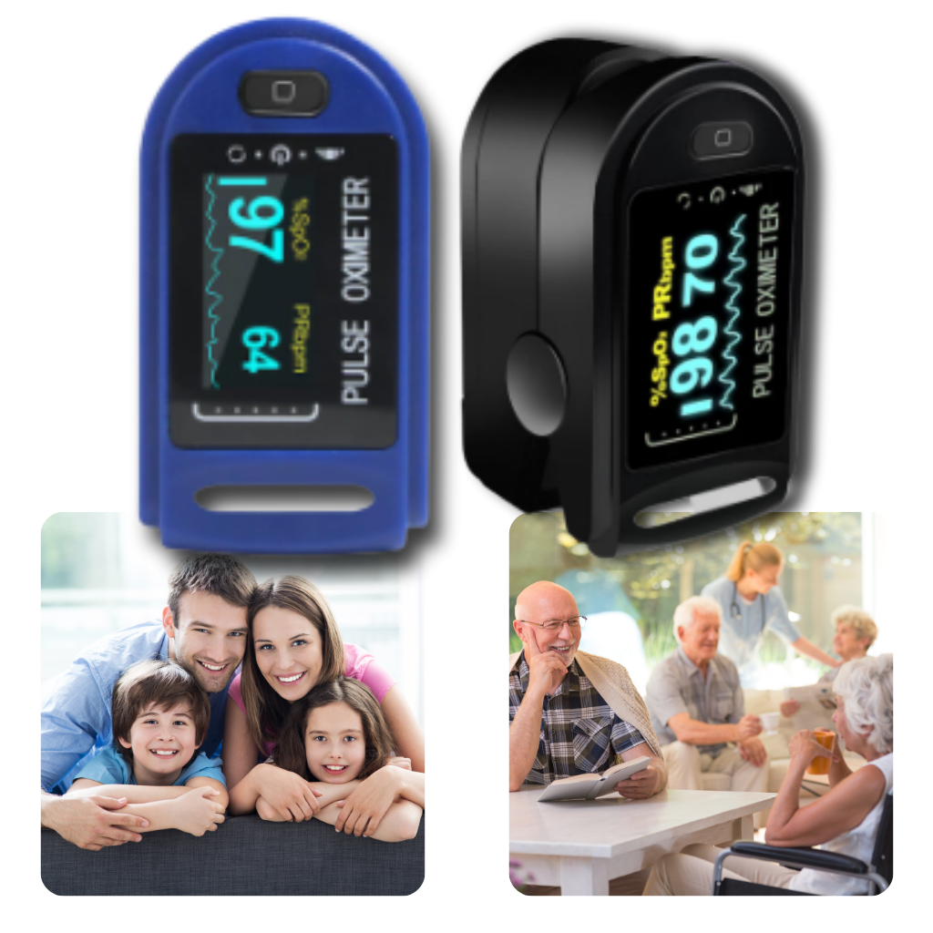 Finger Oximeter for Fast and Accurate Pulse and Oxygen Monitoring