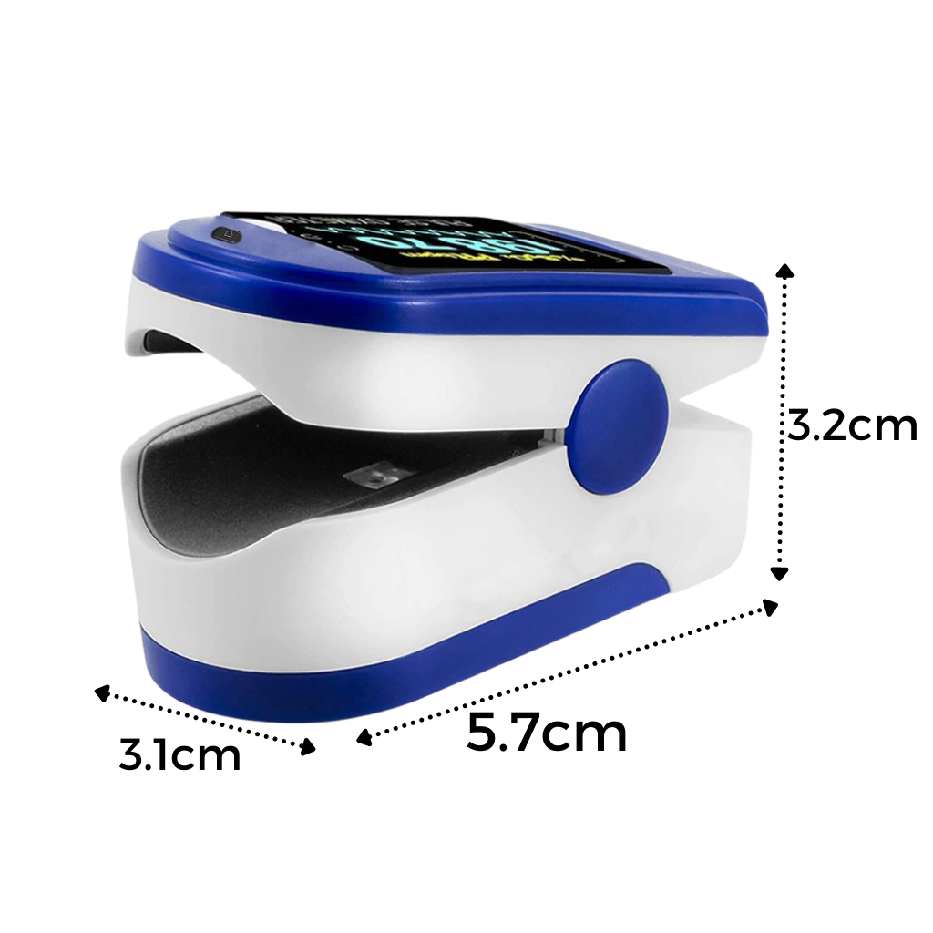 Finger Oximeter for Fast and Accurate Pulse and Oxygen Monitoring