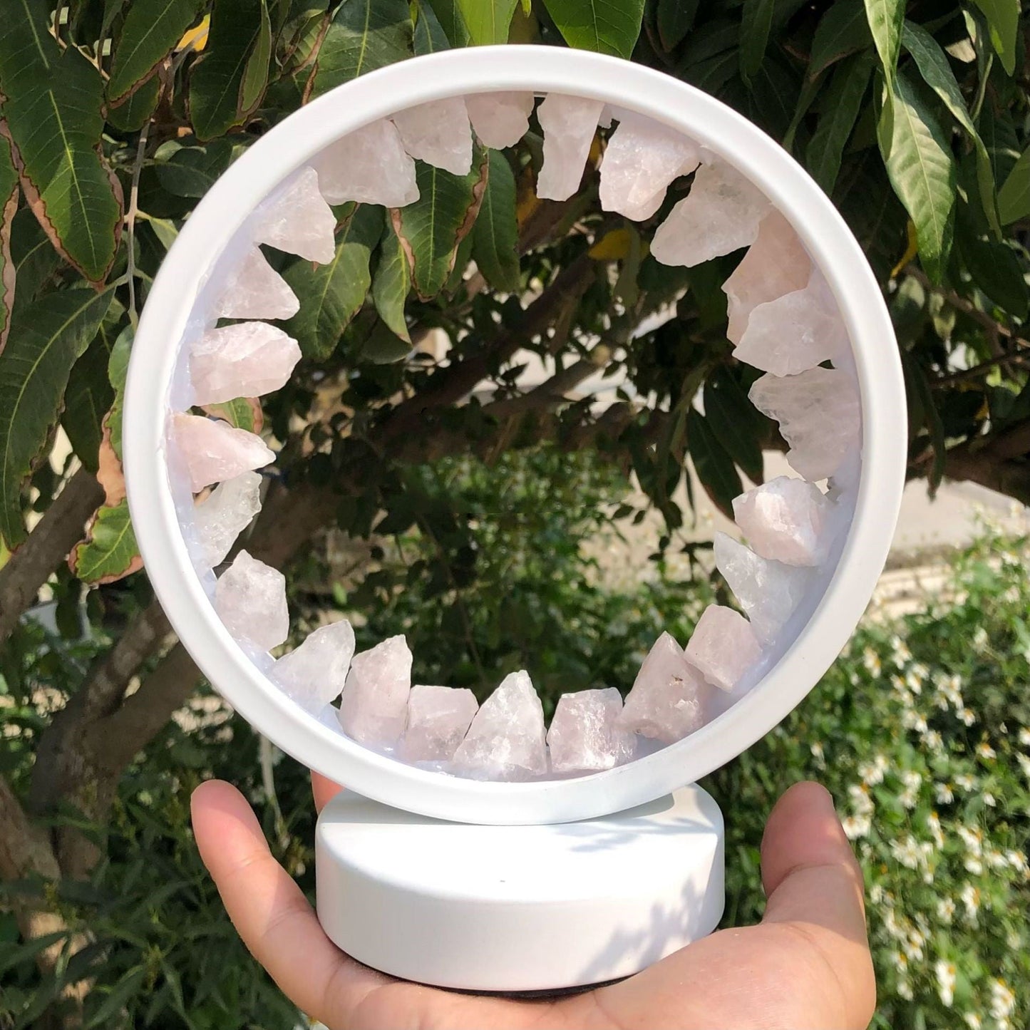 Healing Crystal LED Night Light with USB Charging