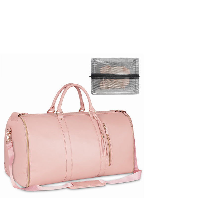 Expandable Travel Bag with Water-Resistant Fabric