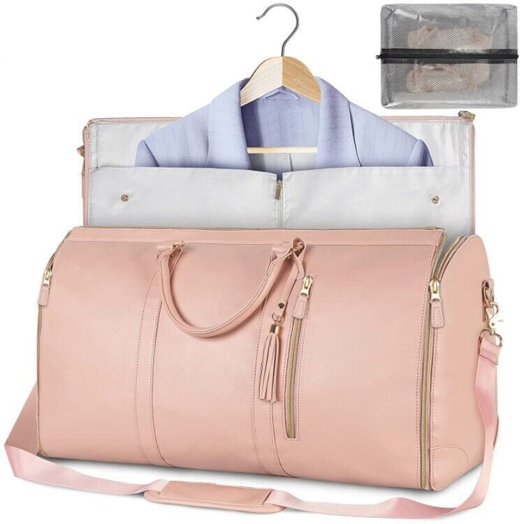 Expandable Travel Bag with Water-Resistant Fabric