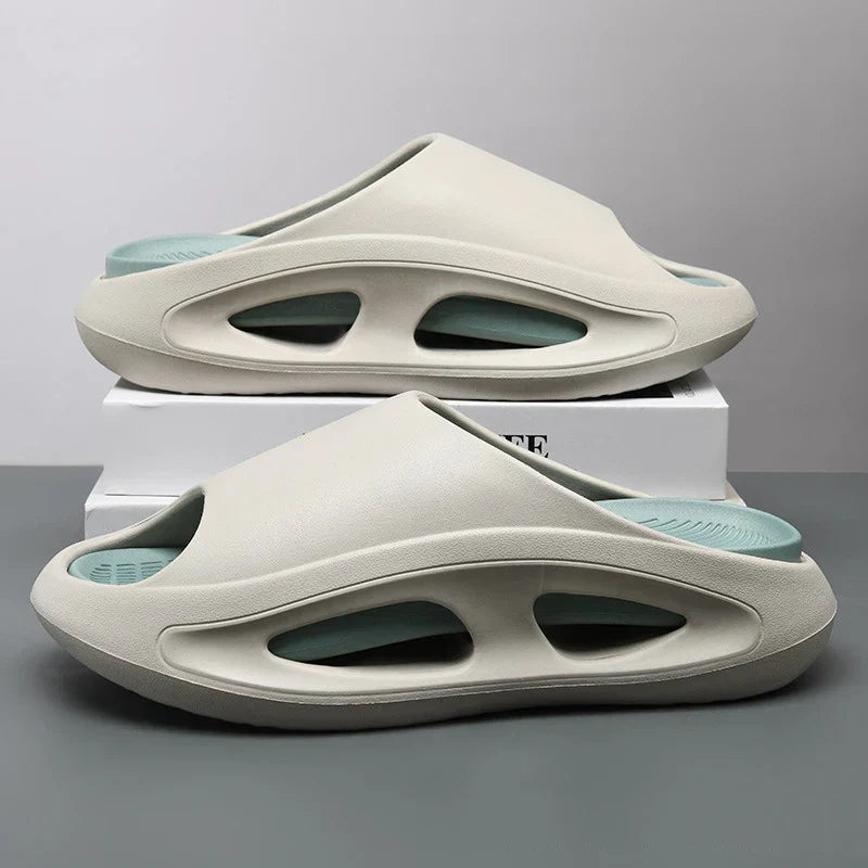 Ultra-Soft Cloud Slides with Futuristic Cut-Outs