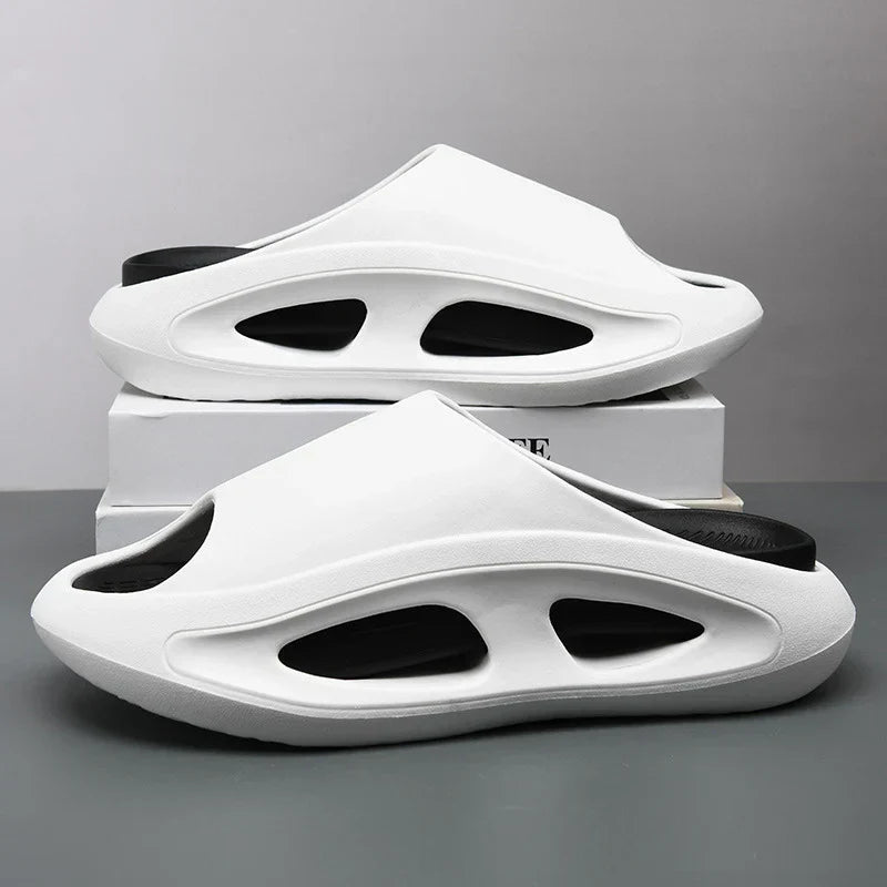 Ultra-Soft Cloud Slides with Futuristic Cut-Outs