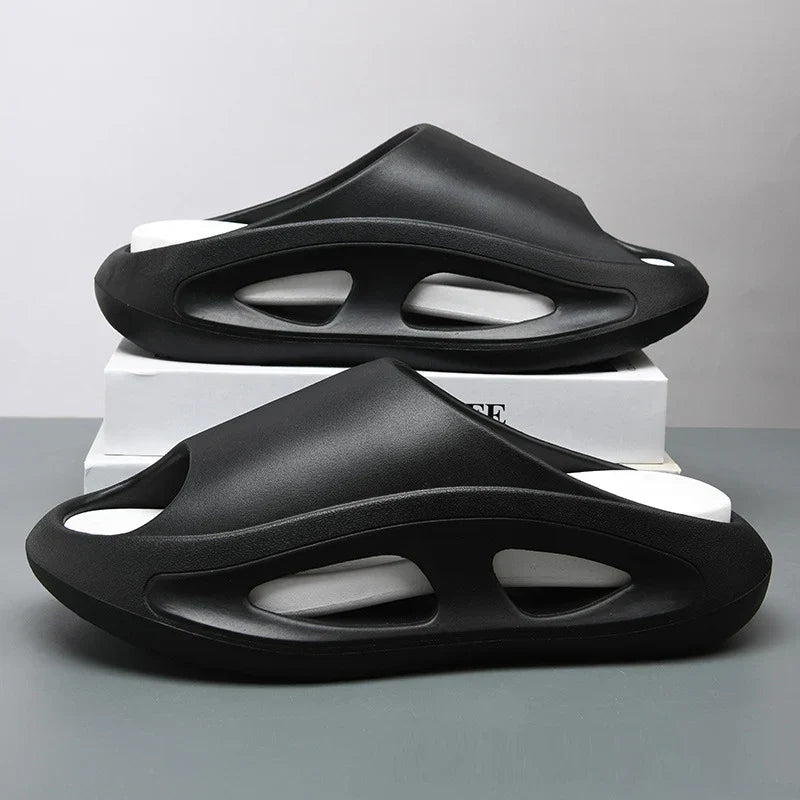 Ultra-Soft Cloud Slides with Futuristic Cut-Outs
