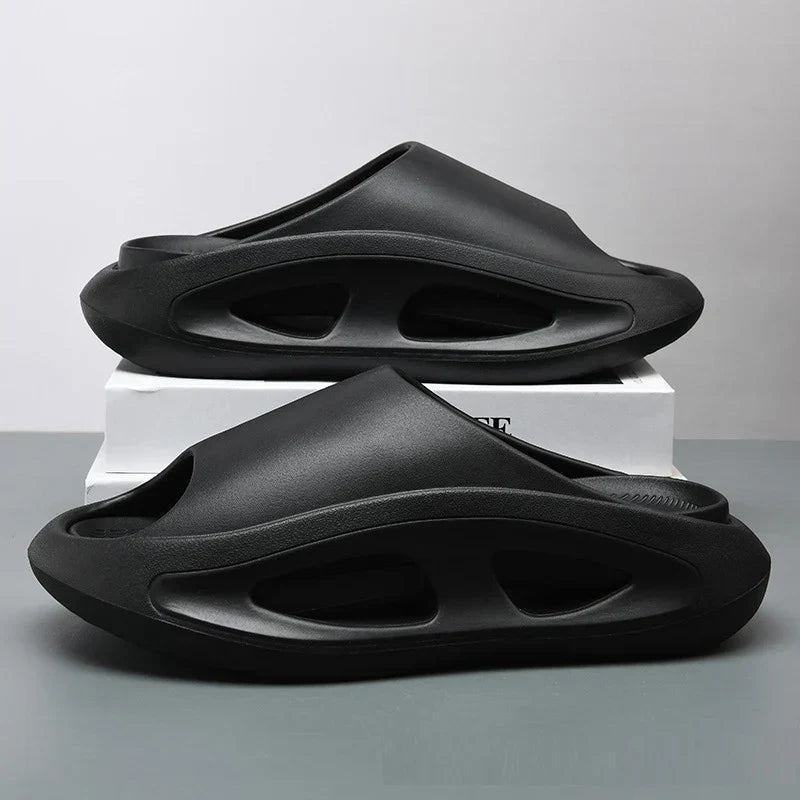 Ultra-Soft Cloud Slides with Futuristic Cut-Outs