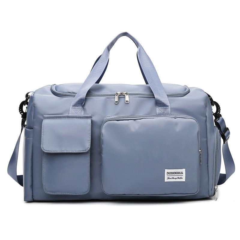 Travel Bag with Shoe Compartment and Organized Storage