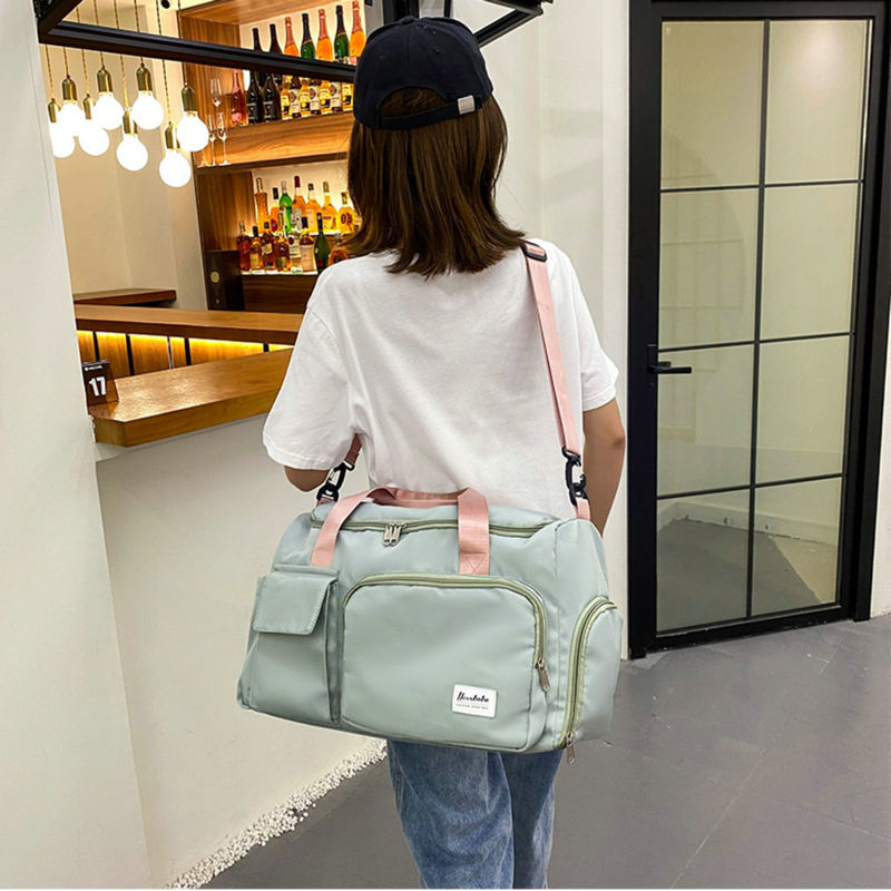 Travel Bag with Shoe Compartment and Organized Storage