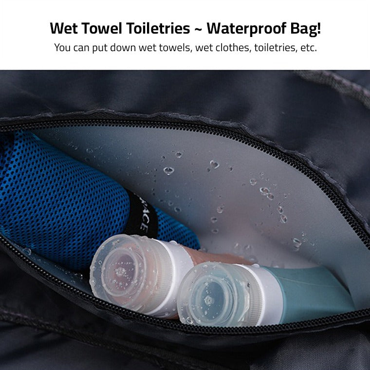Travel Bag with Shoe Compartment and Organized Storage
