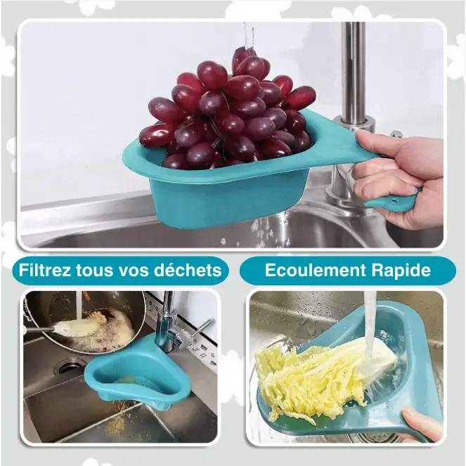 Kitchen Sink Filter Basket for Waste Management and Odor Control