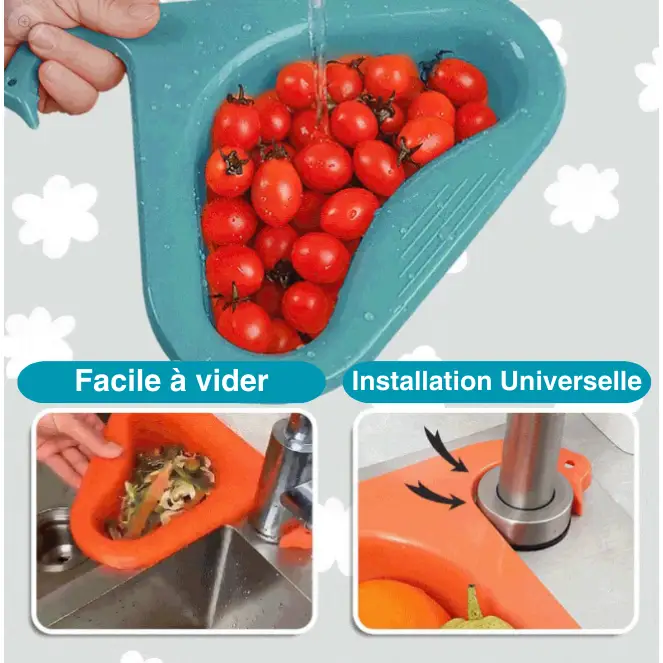 Kitchen Sink Filter Basket for Waste Management and Odor Control