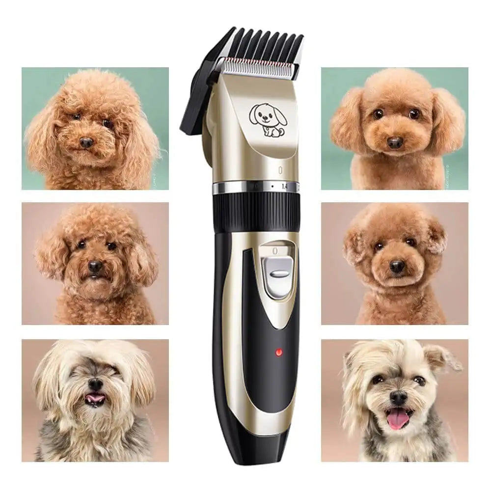 Quiet Dog Clipper Set for Stress-Free Grooming