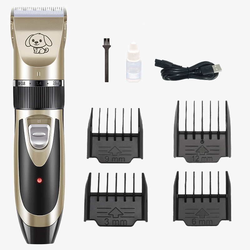 Quiet Dog Clipper Set for Stress-Free Grooming
