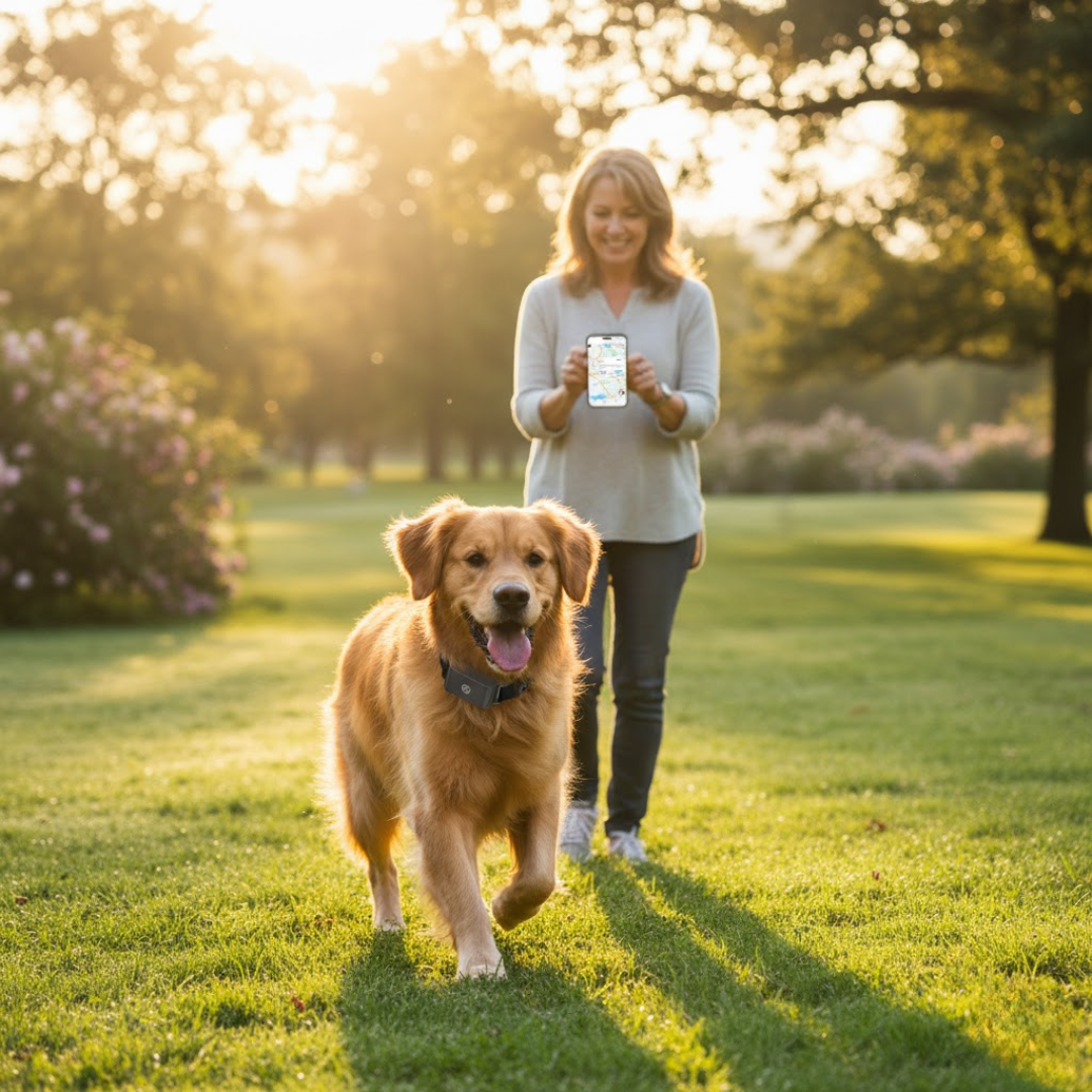 Waterproof GPS Tracker Collar for Dogs and Cats