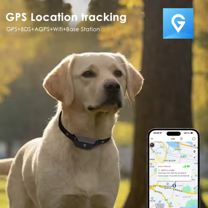 Waterproof GPS Tracker Collar for Dogs and Cats